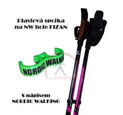 Náhradní spojka na hole FIZAN zelená s nápisem