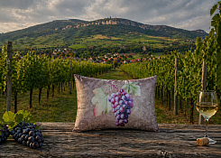 Hroznový polštářek 30x20cm hrozen