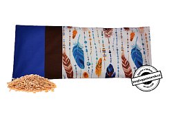 Nahřívací polštářek pšenice  50x18cm - peříčka