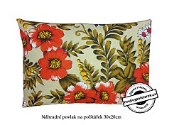 Náhradní povlak na polštářek 30x20cm