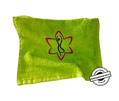 Cestovní froté ručník FitAktiv zelený