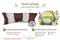 Třešňový polštářek Maxík 50cm + BIO bylinný balzám
