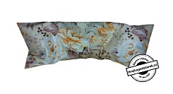 Nahřívací pohankovo / špaldový polštářek 50x18cm oranžové květy