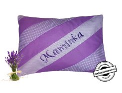 Nahřívací pohankovo / špaldový polštářek levandulový Maminka
