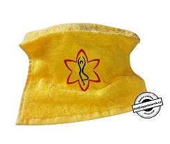 Cestovní froté ručník FitAktiv žlutý