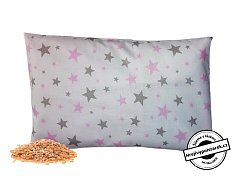 Nahřívací polštářek pšenice 30x20cm hvězdy