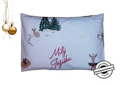Nahřívací pohankovo / špaldový polštářek Milý Ježíšku