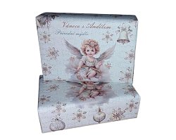 Extra velké mýdlo 200g - Vánoce s andělem