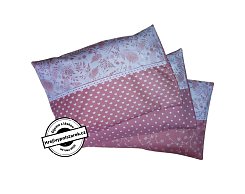 Sada 3ks polštářků - pohankový, špaldový, třešňový starorůžová