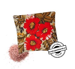 Solný polštářek nahřívací oranžové kytky