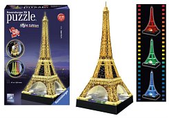 Ravensburger Puzzle 3D Eiffelova věž svítící