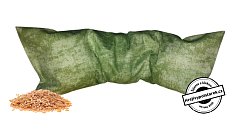 Nahřívací polštářek pšenice 50x18cm zelený melír