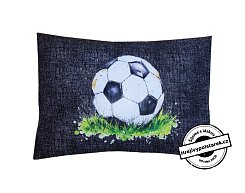 Nahřívací pohankovo / špaldový polštářek fotbal