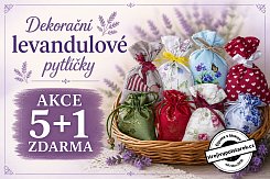 Dekorační levandulový pytlíček 5+1 ZDARMA