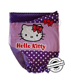 Jarní velká nepadací deka do kočárku 100x65cm