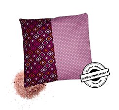 Solný polštářek nahřívací růžový