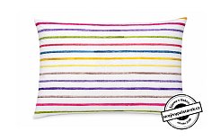 Nahřívací pohankovo / špaldový polštářek 30x20cm veselé proužky