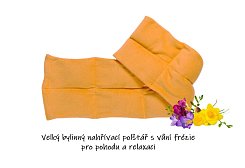 Velký bylinný polštář termofor frezie