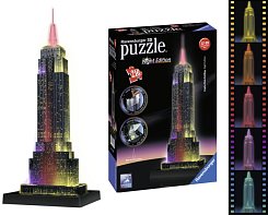 Ravensburger Puzzle 3D Empire State Building svítící