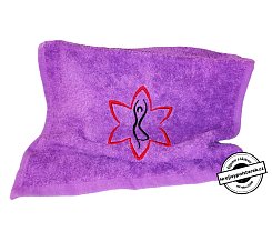 Cestovní froté ručník FitAktiv fialový
