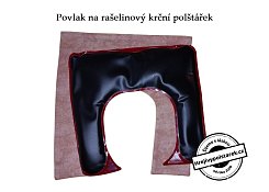 Povlak na rašelinový polštářek hnědý melír