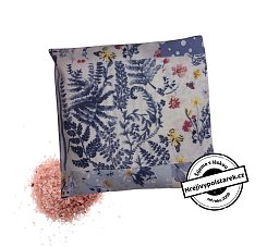 Solný polštářek nahřívací modré kytky