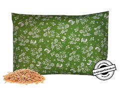Nahřívací polštářek pšenice 30x20cm - zelený
