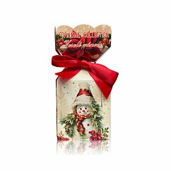 Velké dárkové mýdlo Vánoční sněhulák