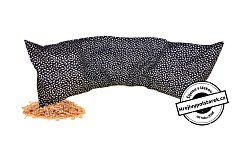 Nahřívací polštářek pšenice 50x18cm černý