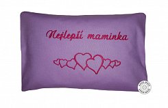 Nahřívací polštářek s výšivkou - Nejlepší maminka