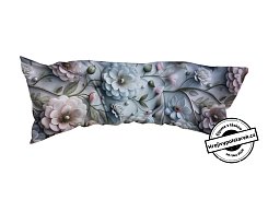 Nahřívací pohankovo / špaldový polštářek 50x18cm živé květy