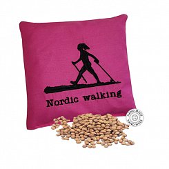 Třešňový polštářek Nordic walking růžový