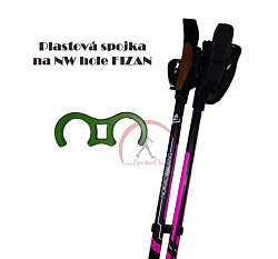 Náhradní spojka na hole FIZAN zelená