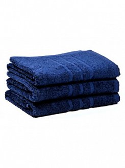 Tmavě modrý froté ručník s výšivkou na přání