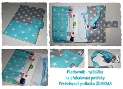 Plenkovník - taštička na přebalovací potřeby hvězdy
