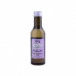 Tělový masážní olej s vřídelní solí - levandule 185ml