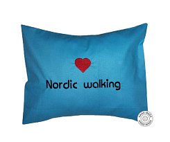 Cestovní polštářek Nordic walking tyrkys
