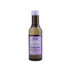 Tělový masážní olej s vřídelní solí - levandule 185 ml